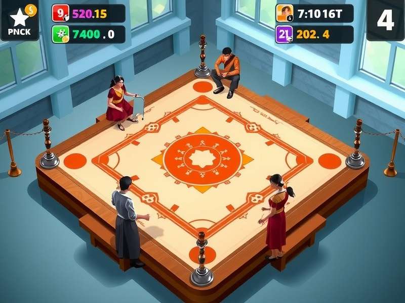 Carrom Power Showdown strategy illustration